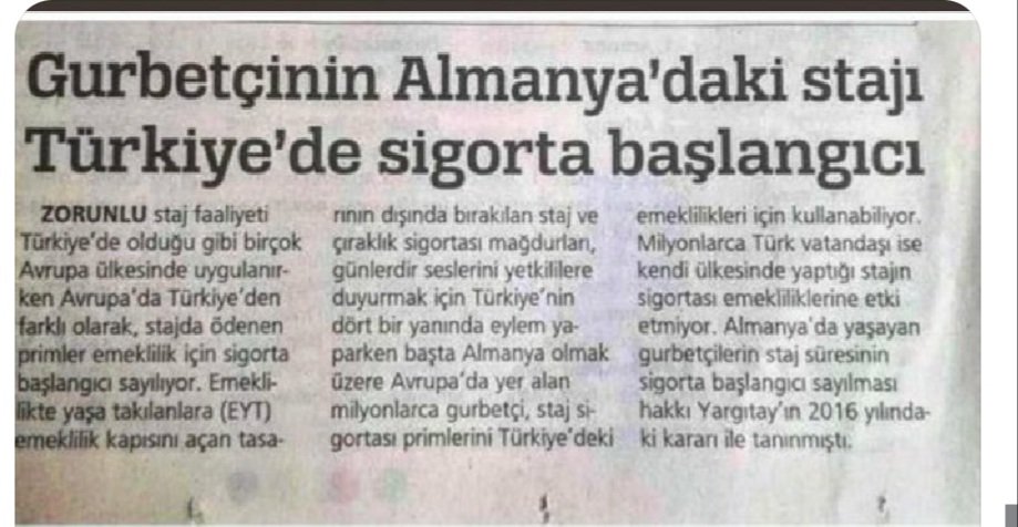 ZORUMA GİDİYOR 
YURT DIŞINDA STAJ YAPANIN TÜRKIYE DE KABUL OLUNURKEN NEDEN  BIZIM KABUL OLMUYOR❓❓❓
<a href="/RTEdijital/">Erdoğan Dijital Medya</a>
<a href="/MHP_Bilgi/">MHP</a>
<a href="/RTEdijital/">Erdoğan Dijital Medya</a> 
<a href="/isikhanvedat/">Prof. Dr. Vedat Işıkhan</a>
21 Ocak Ankaradayız #ÇırakStajyerDahaBekleyecekMi