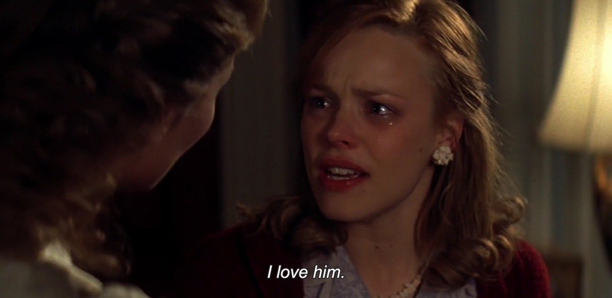 369cinema's tweet image. when it cuts you, when you bleed, that's when you're feeling it the most / that's the way love goes by louis tomlinson

the notebook (2004) dir. nick cassavetes