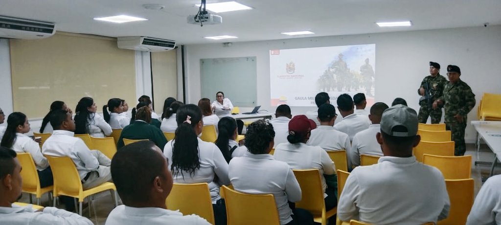 Gaula Militar#Magdalena, Capacitando funcionarios, Empleados del area administrativa Agrovid, Distrito de Santa Marta, Departamento del Magdalena, en delitos de extorsión y secuestro, difundiendo Campaña YO NO PAGO YO DENUNCIO y la linea gratuita nacional 147