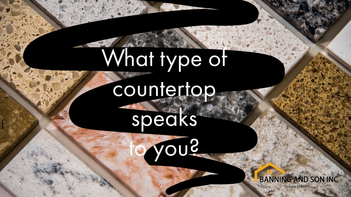 banningandson's tweet photo. What type of countertop are you looking for in your space? Think of one that will withstand your lifestyle while also looking nice in your space. Leave a comment below of your ideal countertop!  💬#kitchen #kitchendesign https://t.co/0piFC9bGTy