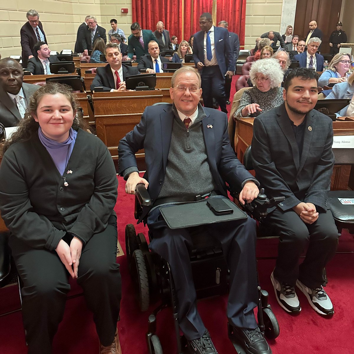 We are proud to be represented by our students Jillian and Nygel at @GovDanMcKee's State of the State. Rhode Island's important investments are building our cybersecurity workforce, who will in turn support local businesses, municipalities and our national security.