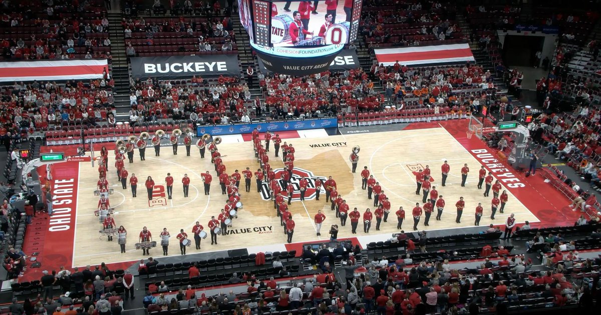 Spring Athletic Band is heading up to the <a href="/cavs/">Cleveland Cavaliers</a> game tomorrow to perform Script Ohio on court! 

#LetEmKnow #GoBucks