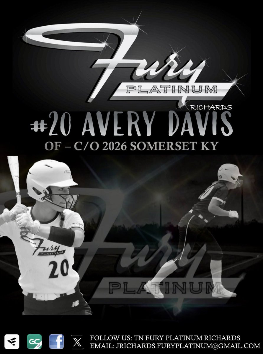 🖤RETURNING ROSTER🖤
We are so excited to see what Avery can do this Summer. Avery Locked Down Right Field for us. Avery and her wonderful family comes to us from the State of Kentucky. Everyone show some 🖤 to our <a href="/Avedavis01/">Avery Davis</a> 👏👏👏#PlatinumProud