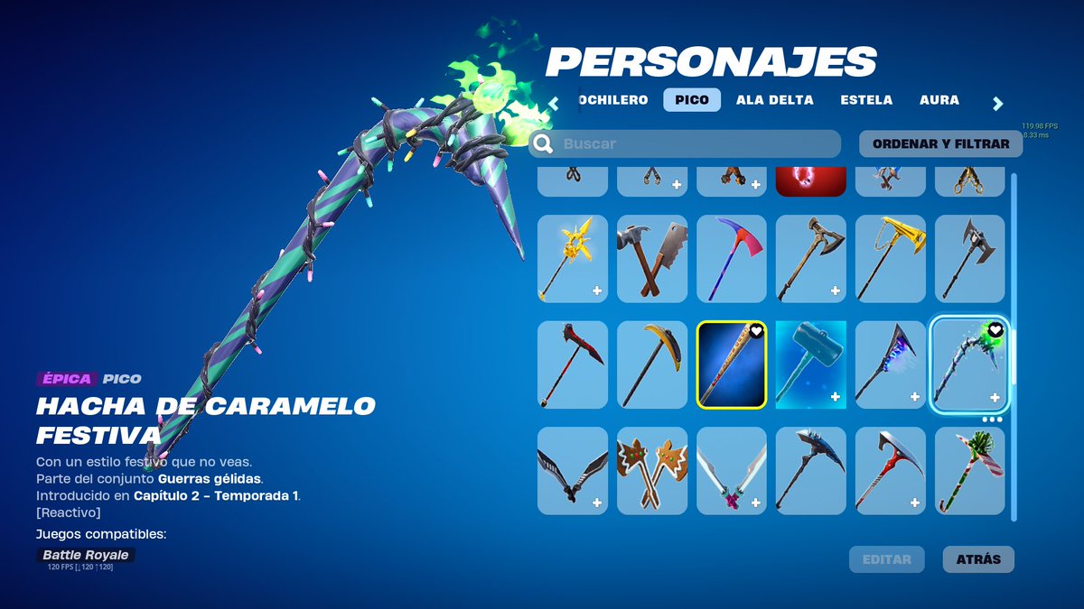 PopRaal's tweet photo. Vendo mi cuenta de #fortnite valorada en +2.000€ 
-260 skins 
-Pase de batallas desde la season 3 
-Skins, bailes, aladeltas y picos OG
-Precio negociable 📩 https://t.co/f37BXbsbiN