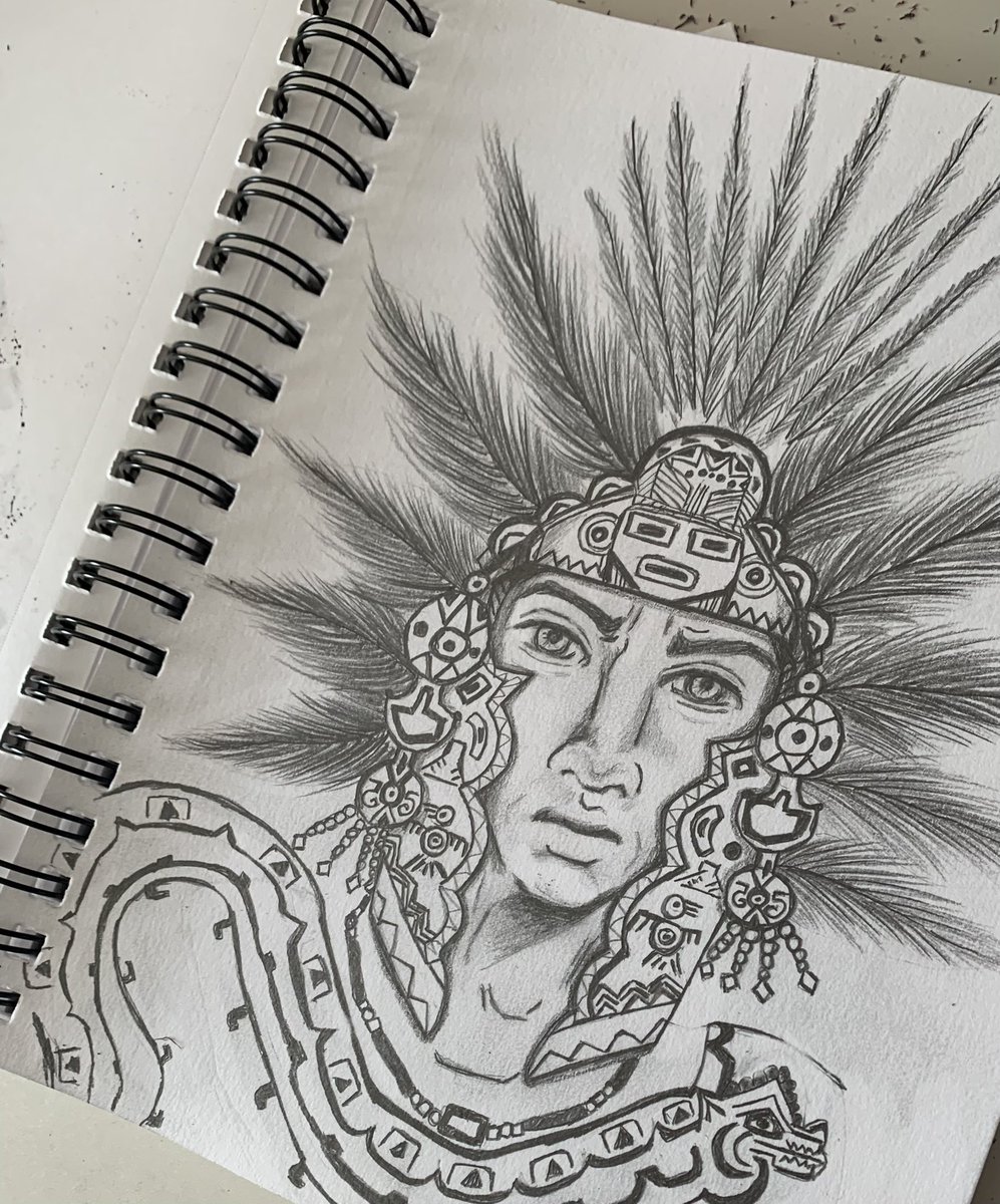 Lolas_Mind's tweet photo. Mi gente.  Study of an Aztec. 
#LolasArt https://t.co/EvrtAYWOAA