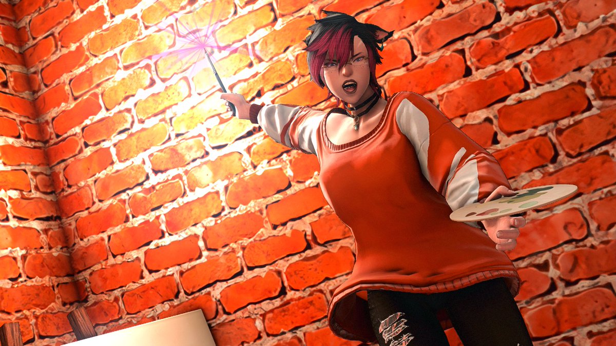 fenfphotos's tweet photo. When inspiration strikes - let's goooo...!! 😉🎨
...but what is it?
#EorzeaPhotos #ffxivsnaps #GPOSERS #gpose #miqote #noxstudios https://t.co/dLG2TlTIA4