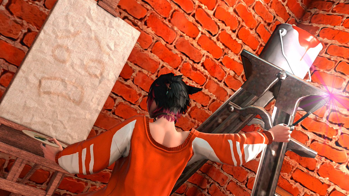fenfphotos's tweet photo. When inspiration strikes - let's goooo...!! 😉🎨
...but what is it?
#EorzeaPhotos #ffxivsnaps #GPOSERS #gpose #miqote #noxstudios https://t.co/dLG2TlTIA4