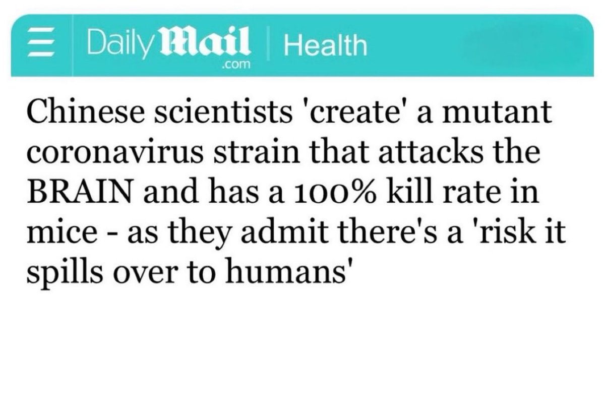 What is this about? I hope we don’t see another pandemic in the near future.  We need to protect ourselves against these viruses and stop these kind of clinic trials.
