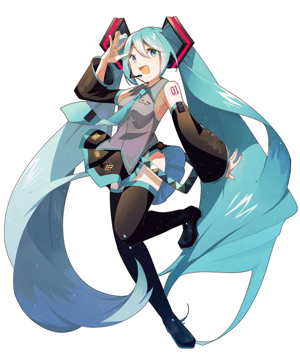 初音ミク「かしるまさんのミクさん!ニコっと笑顔&ポーズする姿がカワ(・∀・)イイ!!ホー!」|piapro(ピアプロ)のイラスト