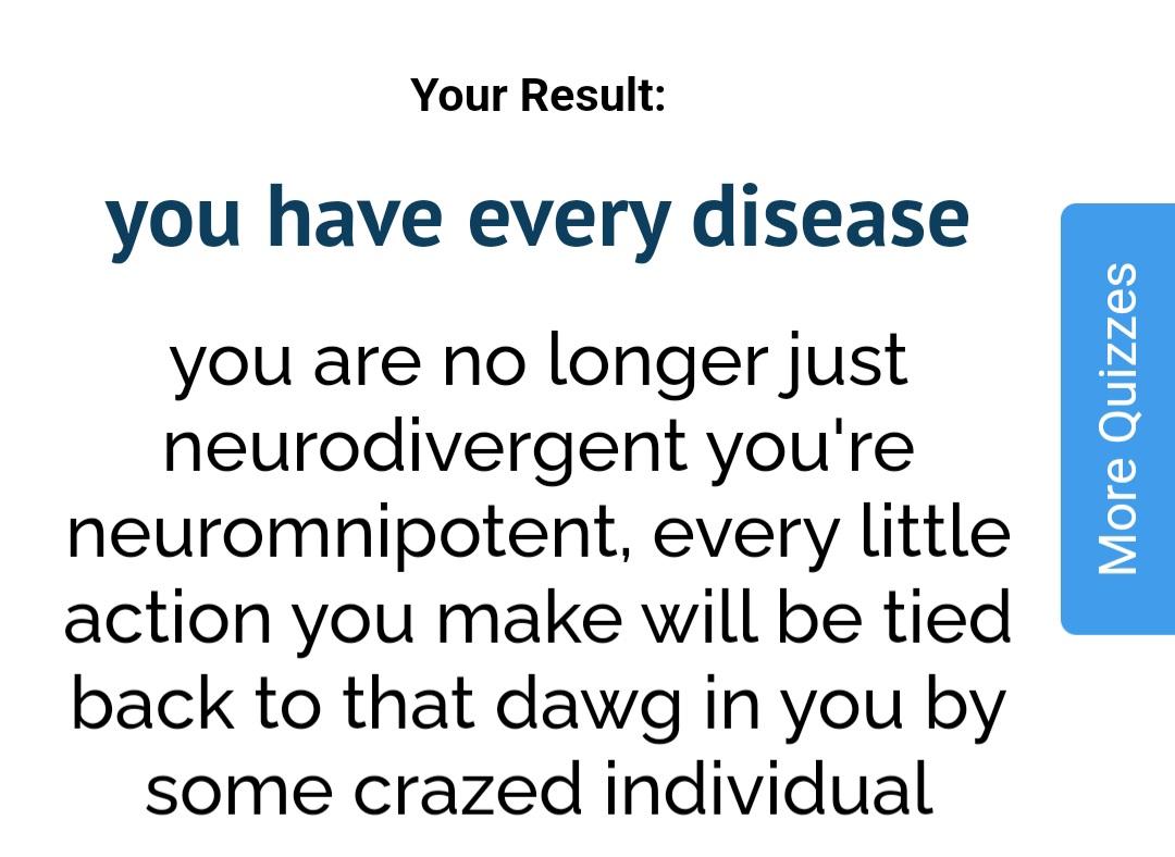 mothfox's tweet image. Oops! All diseases!!