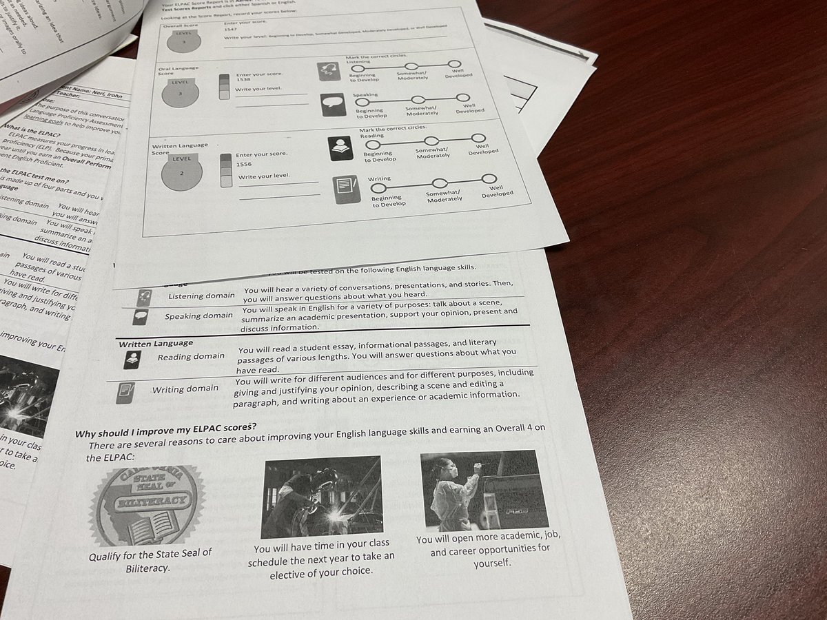 Going full load with ELPAC preparation @cihs_raiders. Parent presentations the next two evenings and student test chats in action. We got this Raiders!