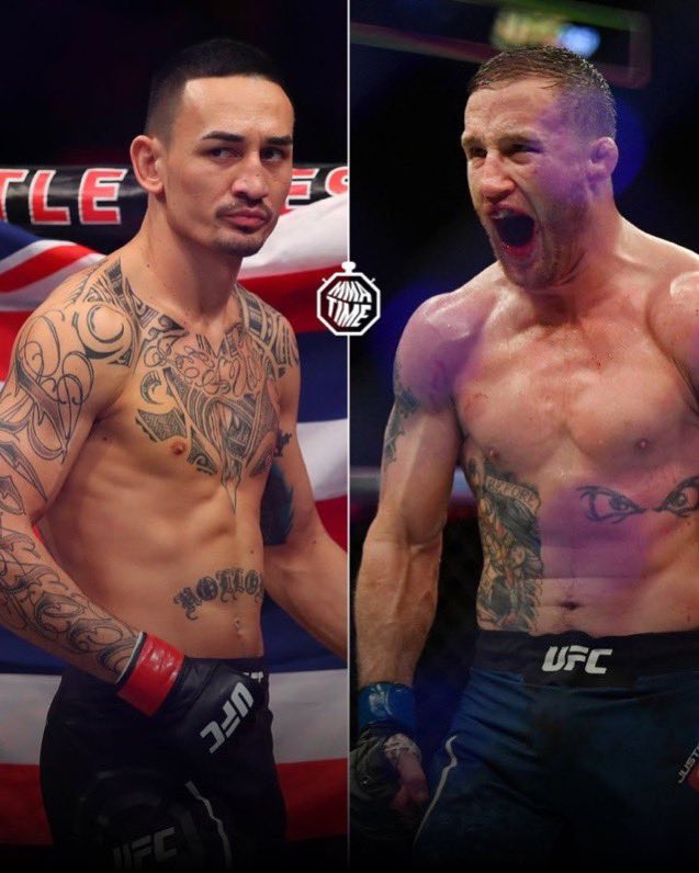 MMA__TIME's tweet photo. OFFICIEL 🚨 

JUSTIN GAETHJE AFFRONTERA MAX HOLLOWAY LORS DE L’UFC 300 POUR LA CEINTURE BMF

LE COMBAT DE MALADE MENTALE 🤯 https://t.co/1qzvQoT0Dp