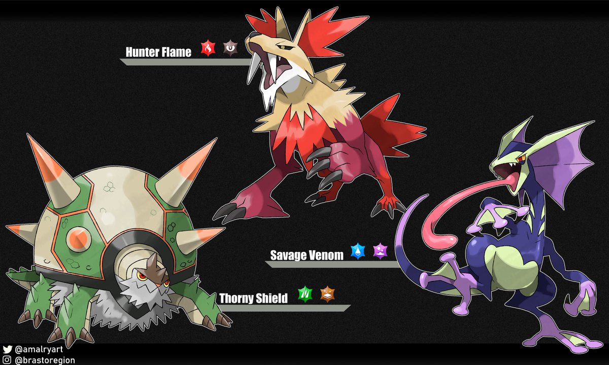 What if Chesnaught, Delphox and Greninja had paradox forms in the