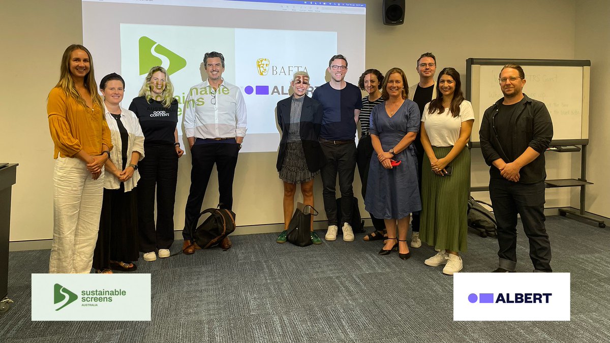 ITVS Australia was thrilled to have its first in-person <a href="/WeAreALBERT/">albert</a> training session! As a founding member of Sustainable Screens Australia we are dedicated to educating our industry and helping find new approaches to producing content in a more sustainable way. <a href="/itvstudios/">ITV Studios</a>