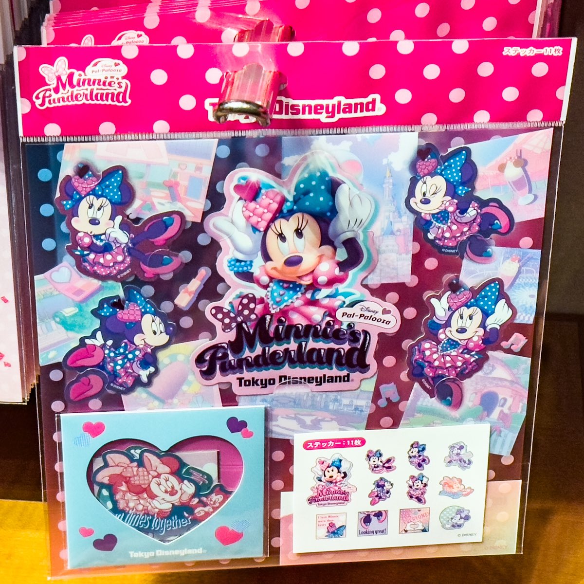 ディズニー パルパルーザ ステッカー コレクションカード ミニー