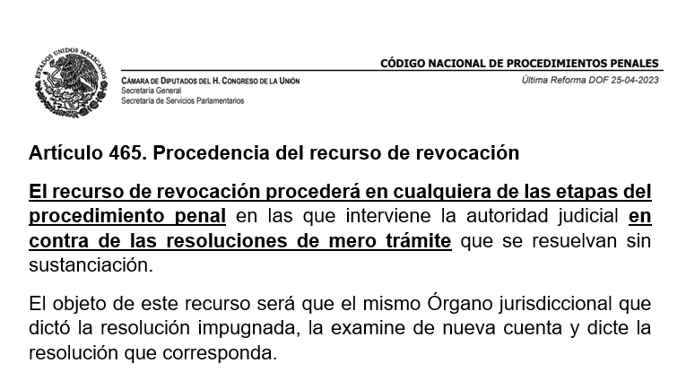 JonathanLpezTor's tweet image. ✅ ¿Cuándo #procede el recurso de #revocación en materia #penal en México?

@CyberUsMx