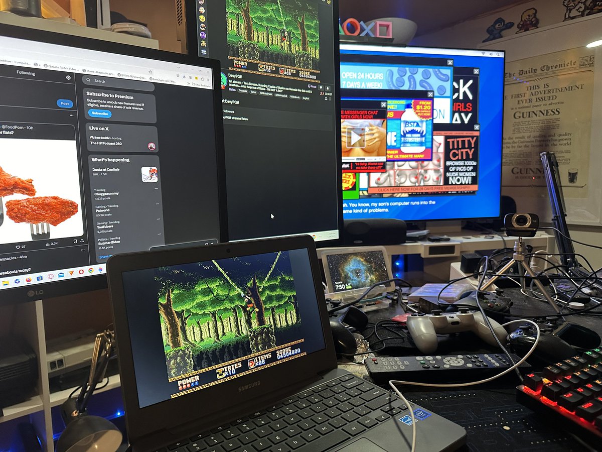 DavyPGH's tweet photo. Just watching over “The Little Chromebook that could” while it streams away happily on https://t.co/LXkmVhL2nw
Currently streaming 34 hours with a score of 4.5 million! https://t.co/UsYUfj8Y72