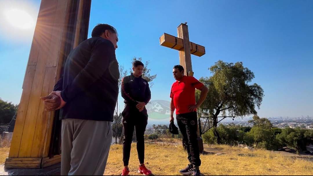 Rumbo a la #181RepresentaciónDeSemanaSantaEnIztapalapa, el joven Christopher Gómez Hernández, inicia su preparación física y espiritual.