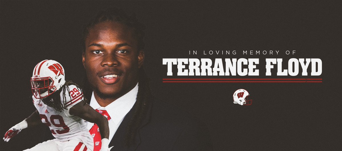 Our hearts and deepest condolences go out to the family and friends of Terrance Floyd. After playing for the Badgers from 2011-2014, he went on to pursue his passion as an elementary school teacher in his home state of Florida.

Rest in Peace, Terrance. ❤️