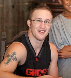 MacMallyMMA's tweet image. who would have guessed these two young lads would grow up to fight each other for the most violent belt in the UFC: