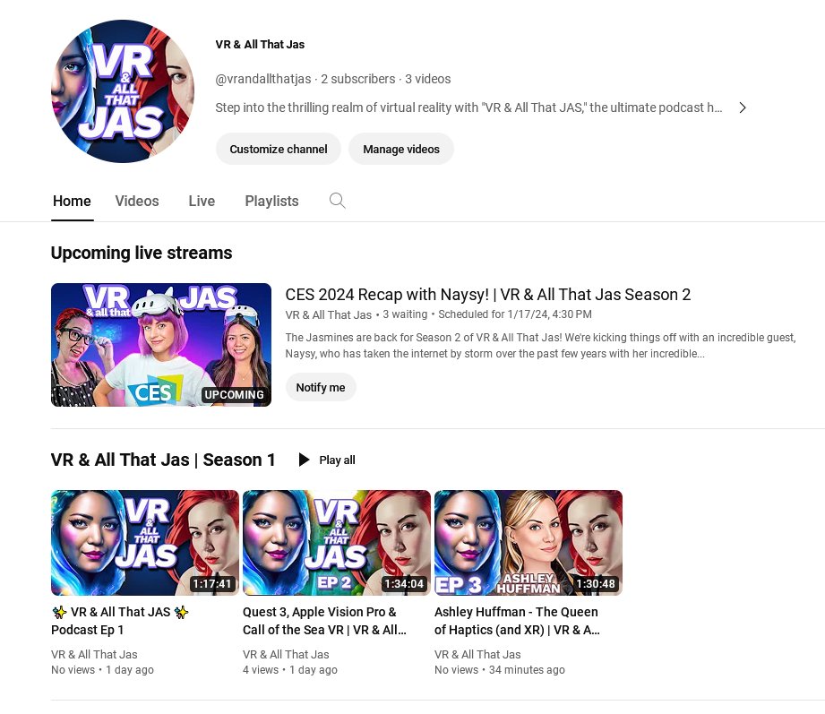 We have a brand spankin' new joint channel! Old episodes will be slowly migrated over, but in the meantime, join us for tomorrow's epicsode ft <a href="/Naysy/">Naysy</a> and give the new channel some love!

youtube.com/@vrandallthatj…