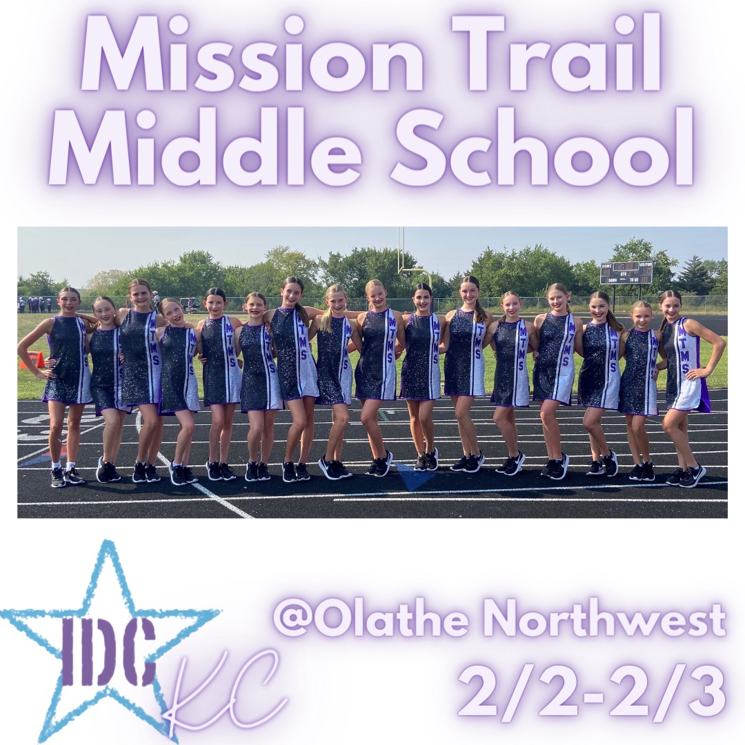 innovatechoreo's tweet photo. ⭐️Social Media Challenge❗️Mission Trail MS Dance is competing at IDC KC! Like &amp; retweet this post.

The team with the most likes/shares/retweets accumulated by 2/1 will win the Social Media Challenge! We’ll donate to Olathe Public Schools Foundation on their behalf. 💜💙#idc2024 https://t.co/KtT5cSjef3
