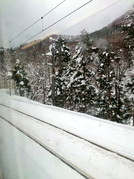 秋田県に入った