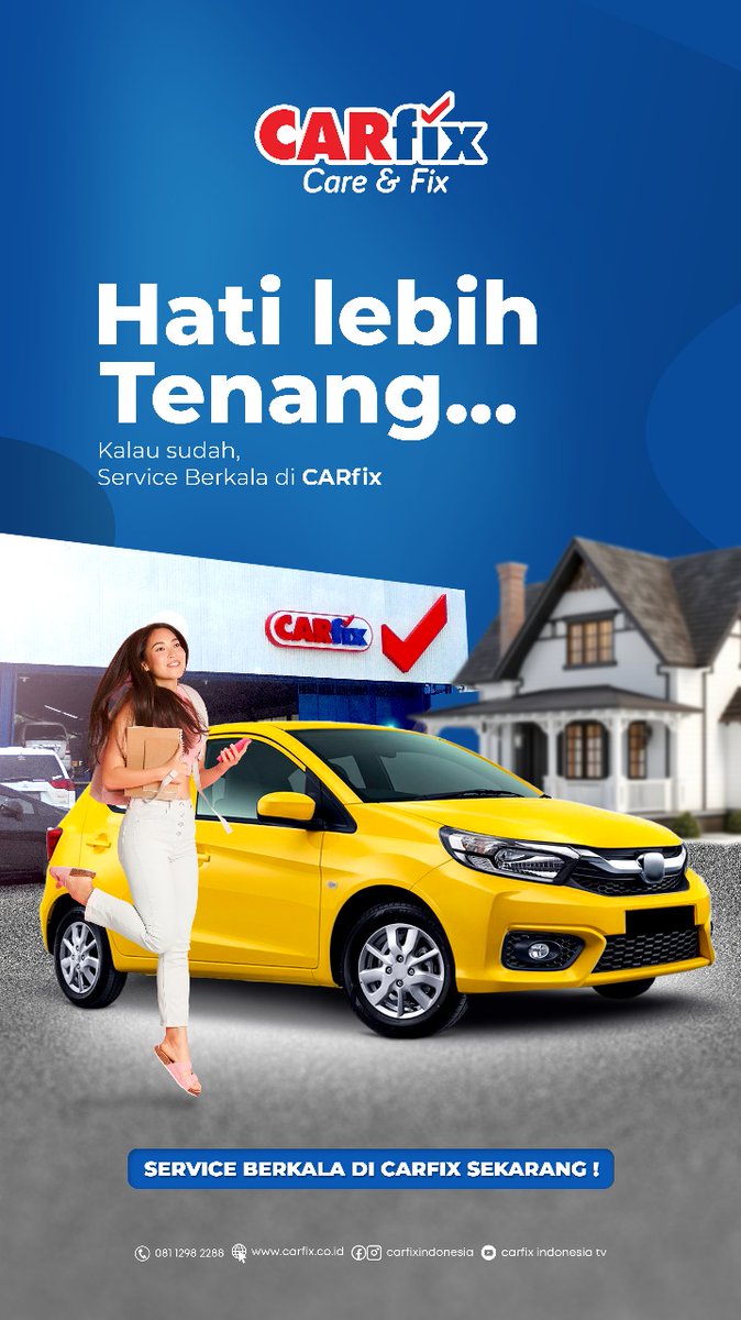dellanadiap's tweet image. Ayo cek kapan terakhir kamu Service Berkala untuk mobilmu, ada banyak manfaat dari Service Berkala di CARfix ! 🚗 🚙 

Ada banyak Promo pastinya, Cek di profile akun CARFix Indonesia !

Booking Service Wa : 081-1298-2288 

#CARfix #CARfixIndonesia
#ServisMobil #BengkelMobilModern