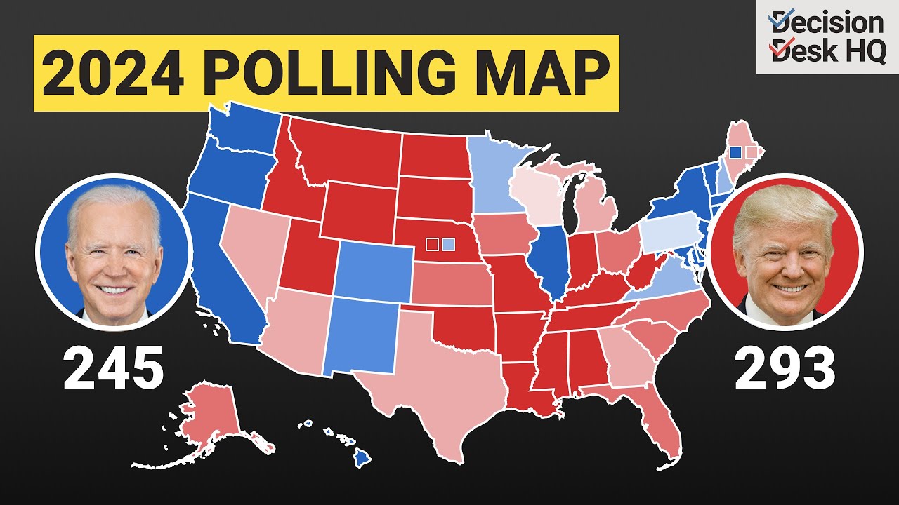 Decision Desk HQ on X: "In this video, we take a look at a potential 2024 electoral college map based on Decision Desk HQ and The Hill's polling averages. Break down the
