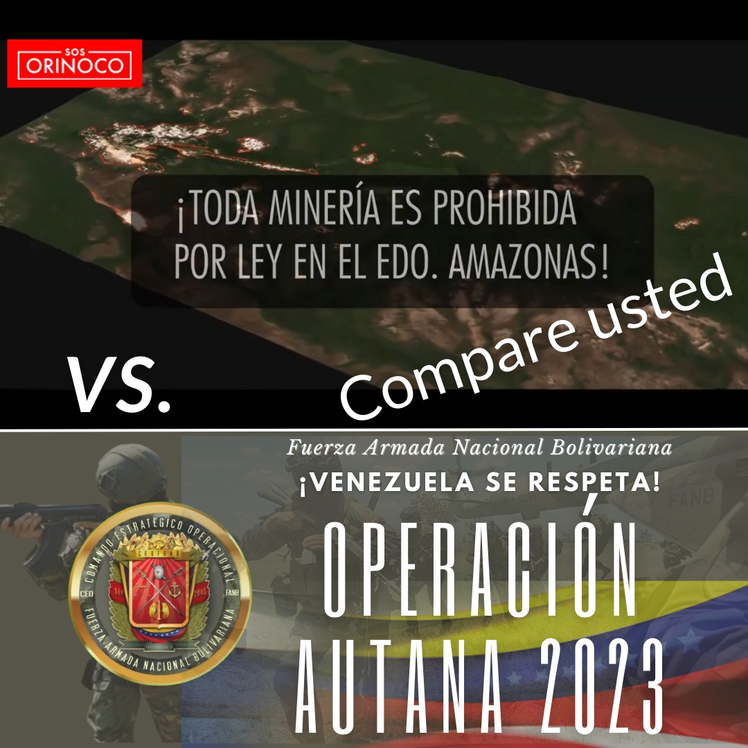 Impresionante ver cómo hay antipatriotas que no aman a su territorio y defienden los intereses extranjeros, criticando todo esfuerzo que se ejecute por el bien nacional. En el Esequibo a diario nos roban y destruyen nuestros recursos y de eso no dicen nada. ¡Viva la #FANB! 🇻🇪🇻🇪🇻🇪