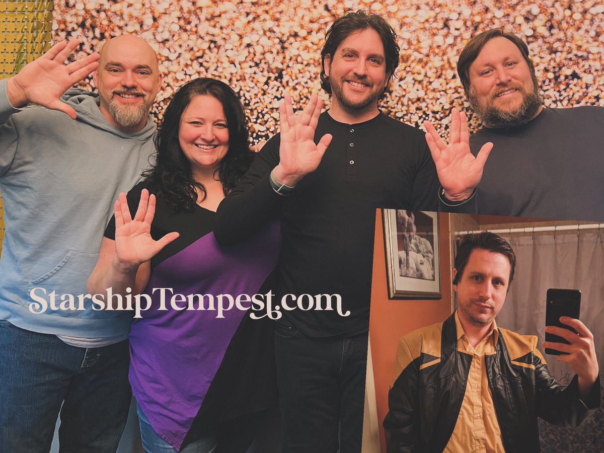 Let us re-introduce ourselves! We’re #StarshipTempest, an #ActualPlay podcast! We play #StarTrekAdventures from <a href="/modiphius/">Modiphius</a>, blending the worlds of actual play and audio drama, plus a LOT of laughter. We hope you’ll give us a listen!

#TTRPG #TTRPGcommunity #StarTrekCommunity