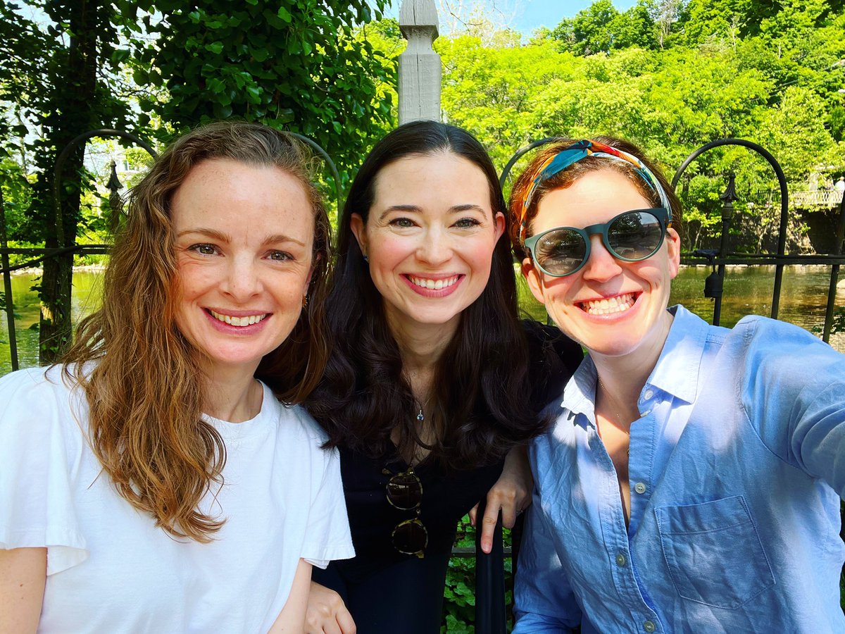Fifteen-and-a-half years ago, I started out in publishing with these two incredible ladies. This summer, we got to spend a day by a river, sipping coffee and catching up. Dreaming of warmer weather and more catch-ups soon! ❤️ #minireunion #latergram #randomhousealums #jerseygirls