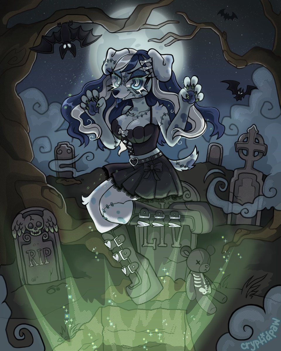 cryptidpaw's tweet image. 🖤🦇For @eelliedesigns !! 🦇🖤