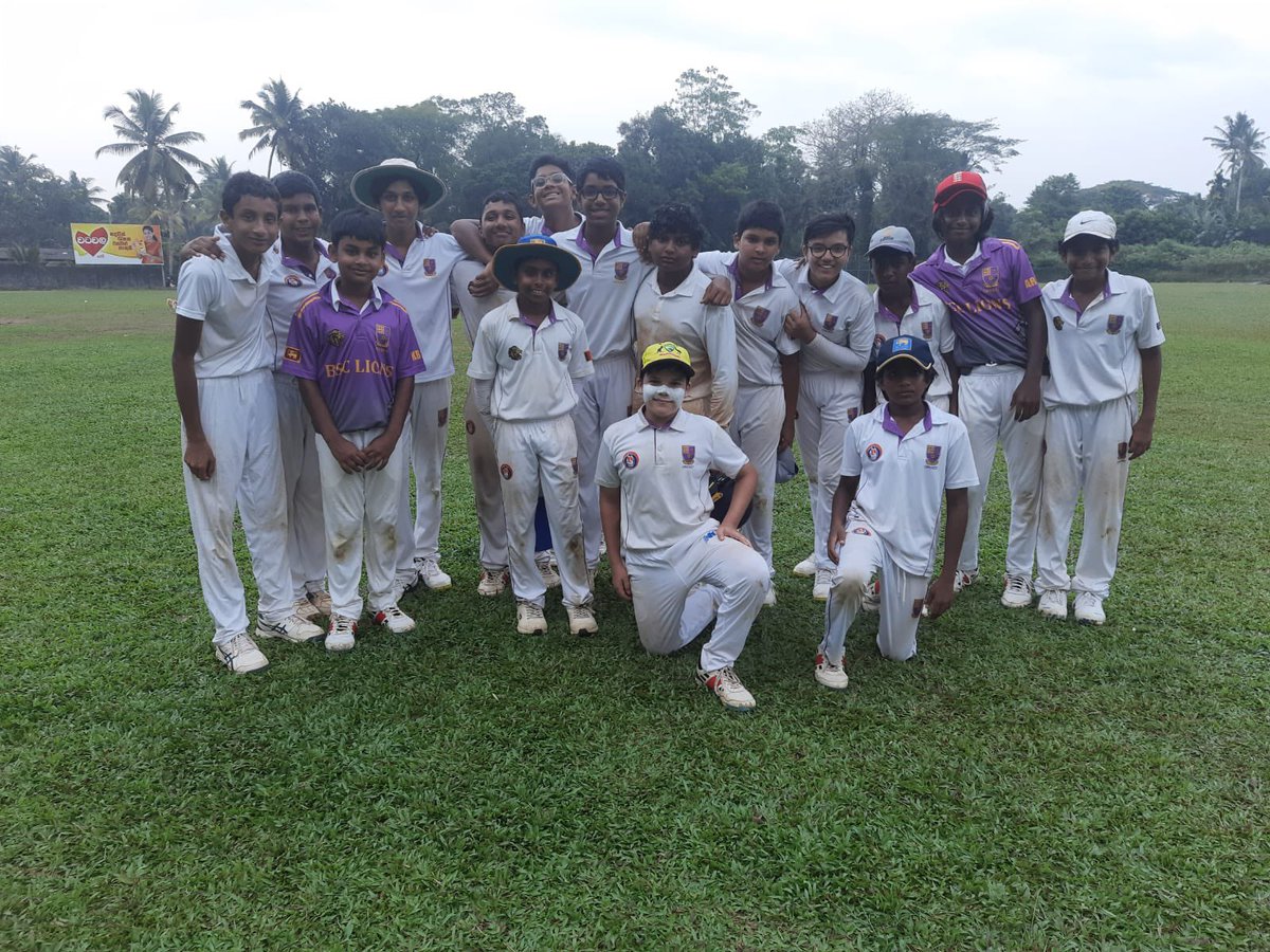 #LionsRoar# BSC dominanted CIS COLOMBO in U15 game winng by 46 runs #BSC LIONS# <a href="/BSColomboLK/">British Sch Colombo</a> #cricket #success