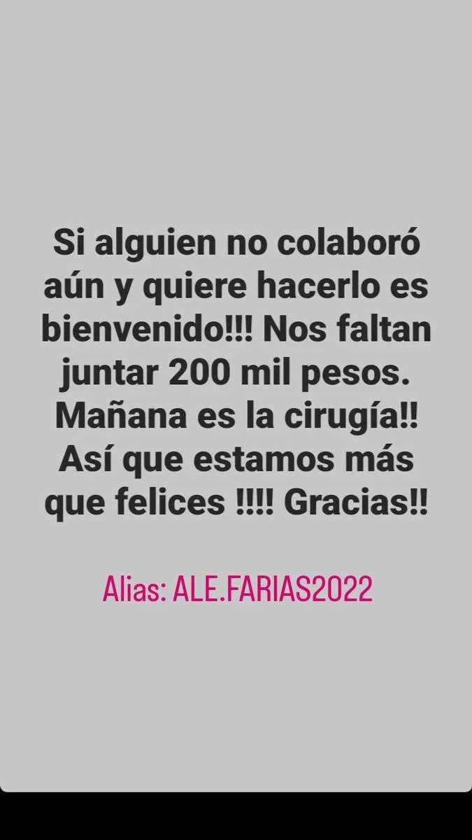 Si alguien quiere colaborar. Se lo agradezco. Ya no queda nada 🙌🏻🙌🏻🙌🏻
