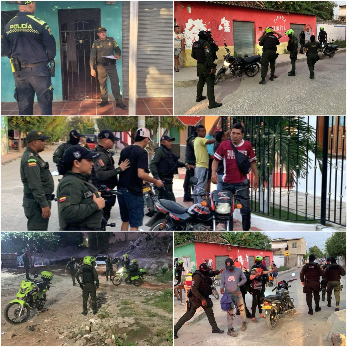 De manera constante y exhaustiva nuestras Fuerzas Especiales,  trabajan para devolverle la seguridad a nuestro municipio. 
No nos dejaremos vencer por la delincuencia..
#JuntosHaciendoHistoria.
#ÓscarAvilezAlcalde.
<a href="/PoliciAtlantico/">Departamento de Policía Atlántico</a> <a href="/ProteccionPonal/">Policía de Protección y Servicios Especiales</a>