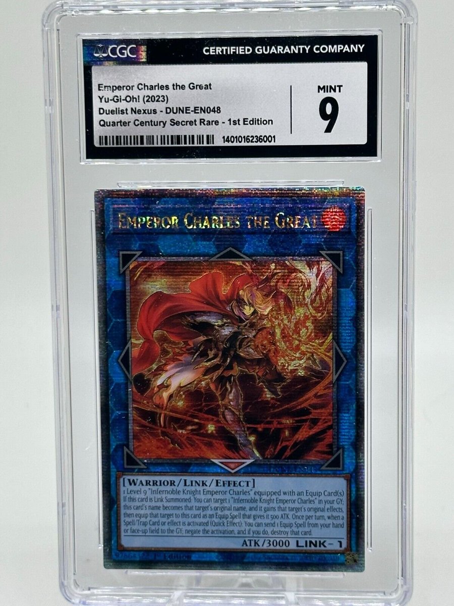 We have a new YUGIOH collection! And it's burning!
just look at this rare gem😈🔥
🌶️ebay.com/itm/2046193561…

#YuGiOh #YuGiOhTCG #DuelLinks #Yugiohcards
#RareCard #Emperor #Collection #Collectibles #CGC #PerfectCard #eBay #Rare #YuGiOhMasterDuel #CollectionCard