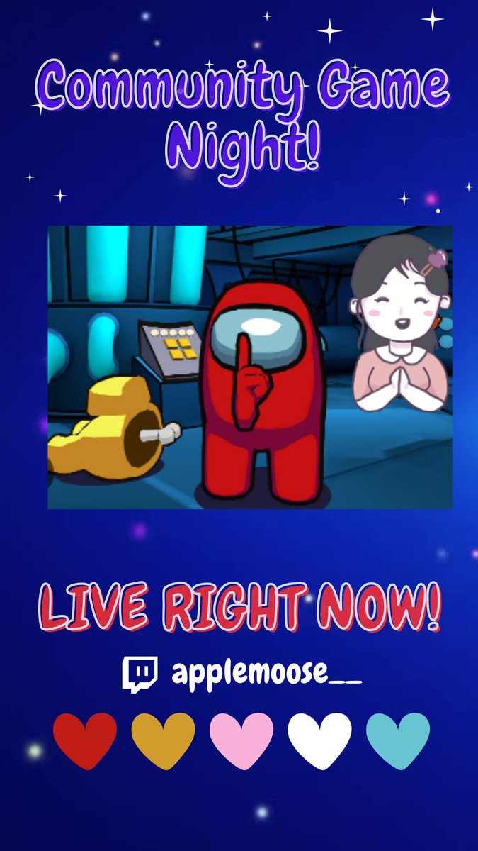 applemoose__'s tweet photo. Come join us for Community Game Night! WE ARE LIVE!!!! 🍎🥰https://t.co/96KP0xjmu6 https://t.co/Nkq0uWDVPu