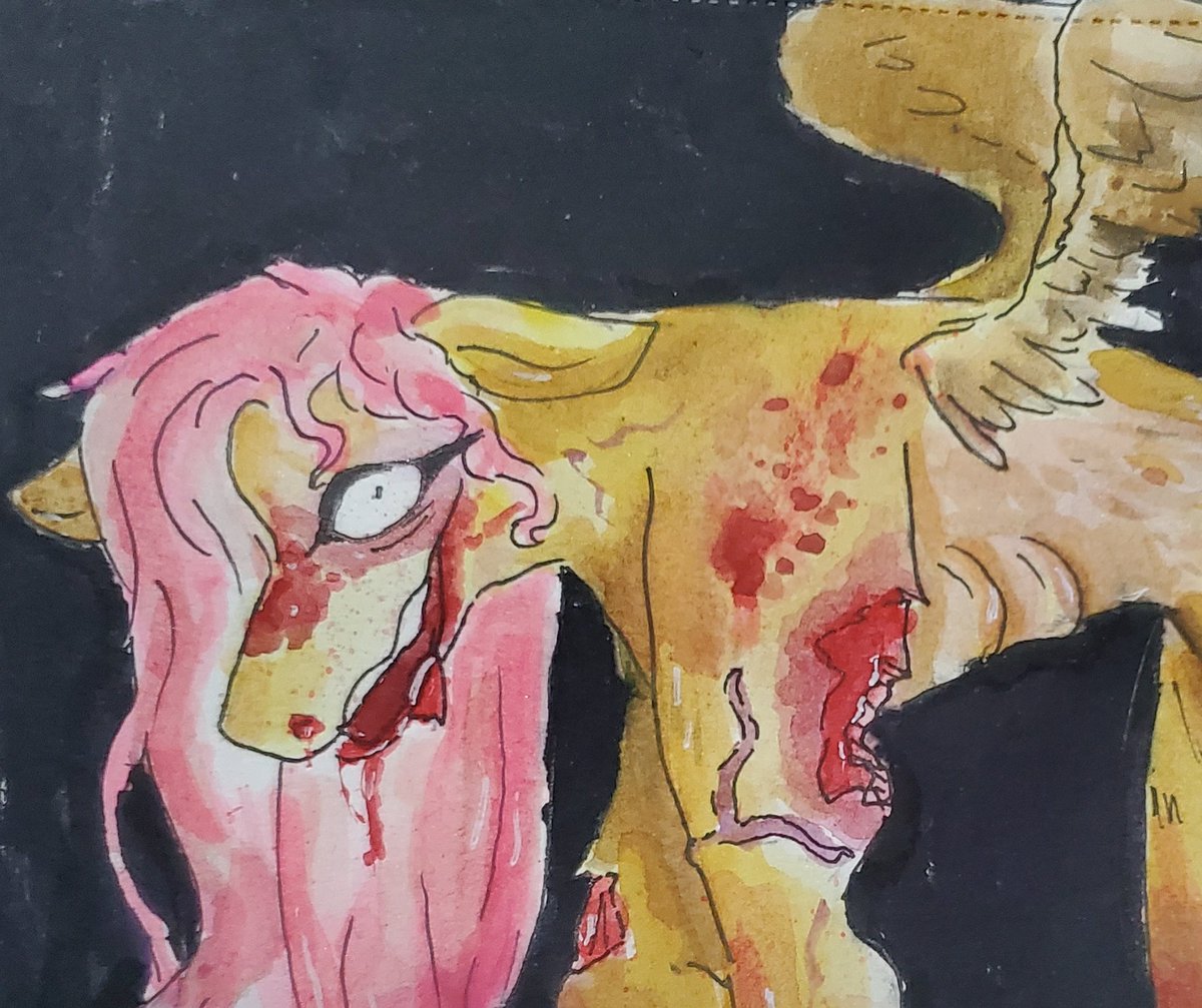 dude_creek's tweet photo. For all the #mlp infection aus I have been seeing on tiktok #mylittlepony #mylittleponyau #art #drawing #watercolor https://t.co/vZsMWRzfKc