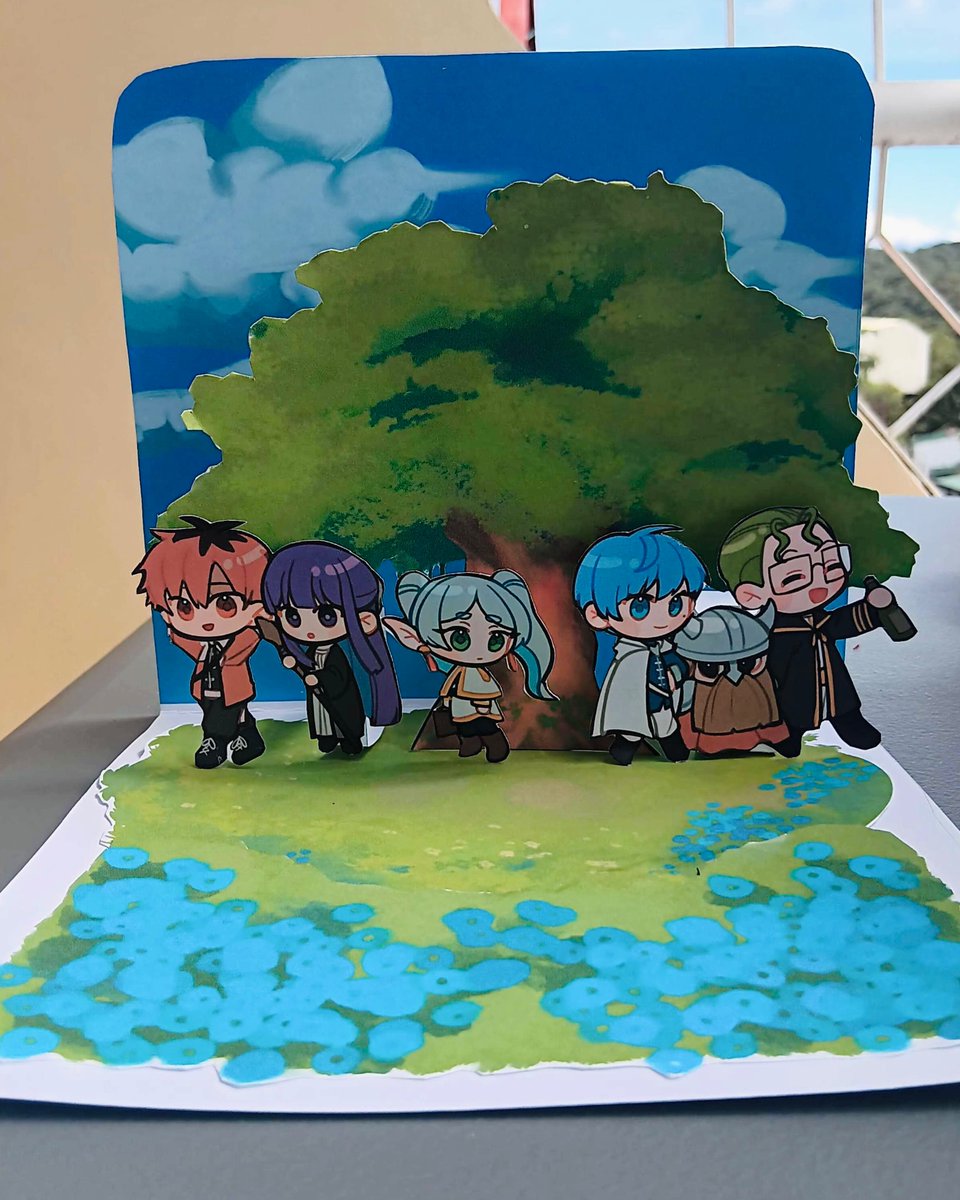 ochablooms's tweet image. i made a simple pop-up thing #frieren