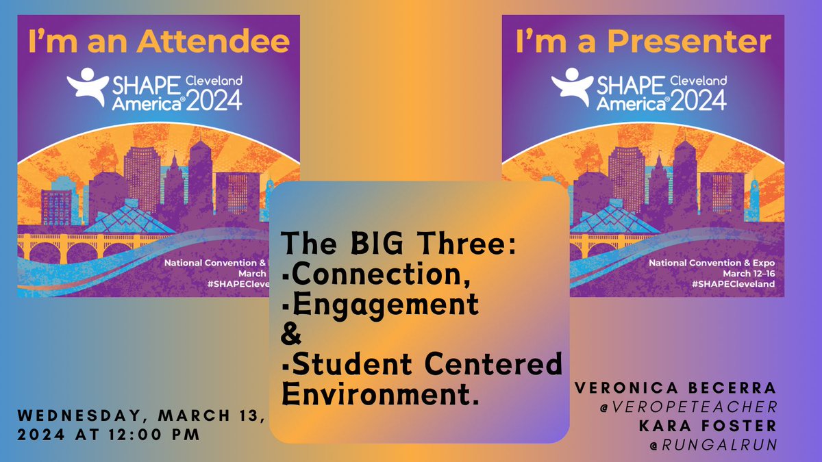 RunGalRun's tweet photo. A lot of great things came out of my masters program as a #UNCObear, one was gaining an amazing friend that I now get to present with!
Canβt wait! #ShapeCleveland https://t.co/BdQSpfS7Vk