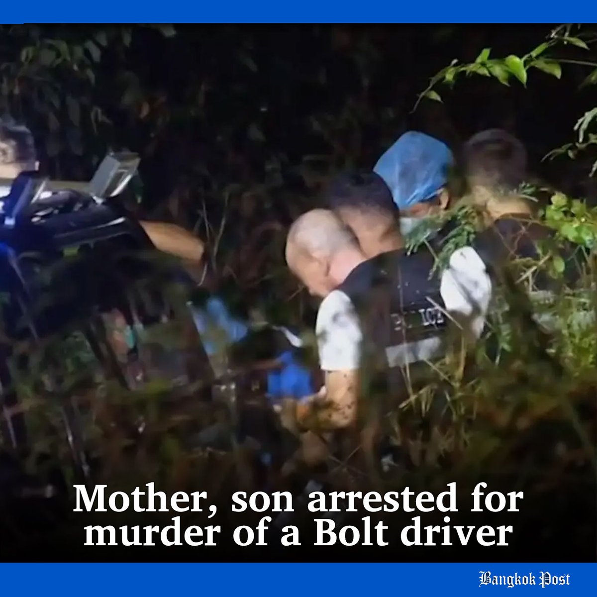 #BangkokPost: A man, his mother and his girlfriend have been arrested for allegedly killing a driver of a ride-hailing service app and attempting to destroy his body in Chon Buri. #Thailand #crime #transport #Finance 
bangkokpost.com/thailand/gener…