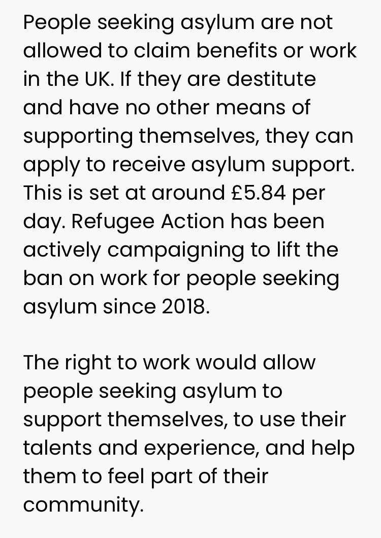 So much racism and ignorance thanks to the #tories and Stop the Boats. 

Asylum seekers are NOT drawn to the UK for its “generous”benefits system 😂

Read up and educate yourselves you lazy bastards. 

#Immigration #AsylumSeekers #RwandaBill #educateyourselves