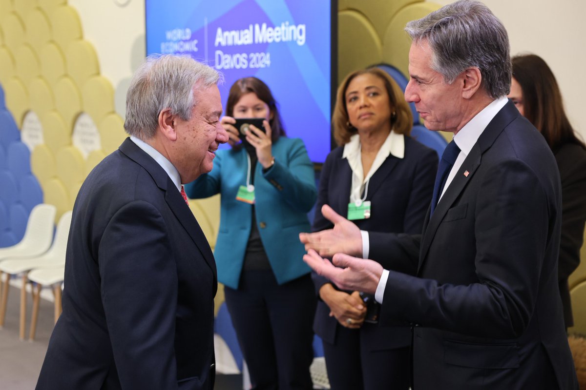 A productive meeting today with @UN Secretary-General @antonioguterres. The United Nations is a key partner to address numerous challenges.