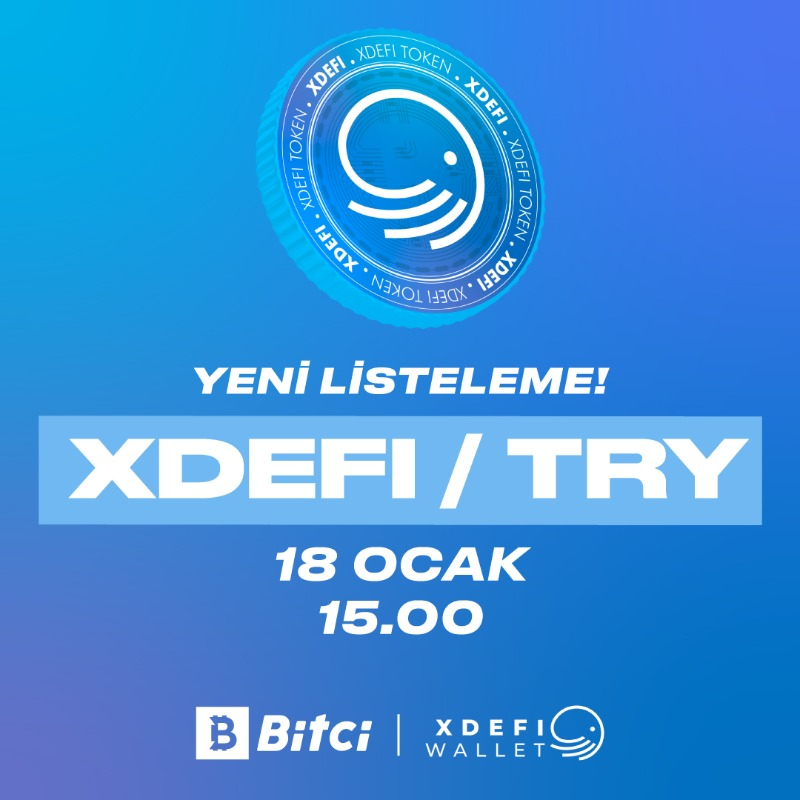 Heads up! 

$XDEFI is being listed on <a href="/bitcicomtr/">Sagopa Kajmer</a> following our partnership from last week 🎉