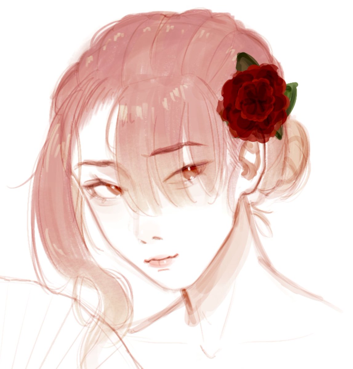 kyomon_o's tweet photo. supposed to be brush test turned into Ane-san doodle yay
#bsd #文スト #kouyou https://t.co/f0d6eFv7tA