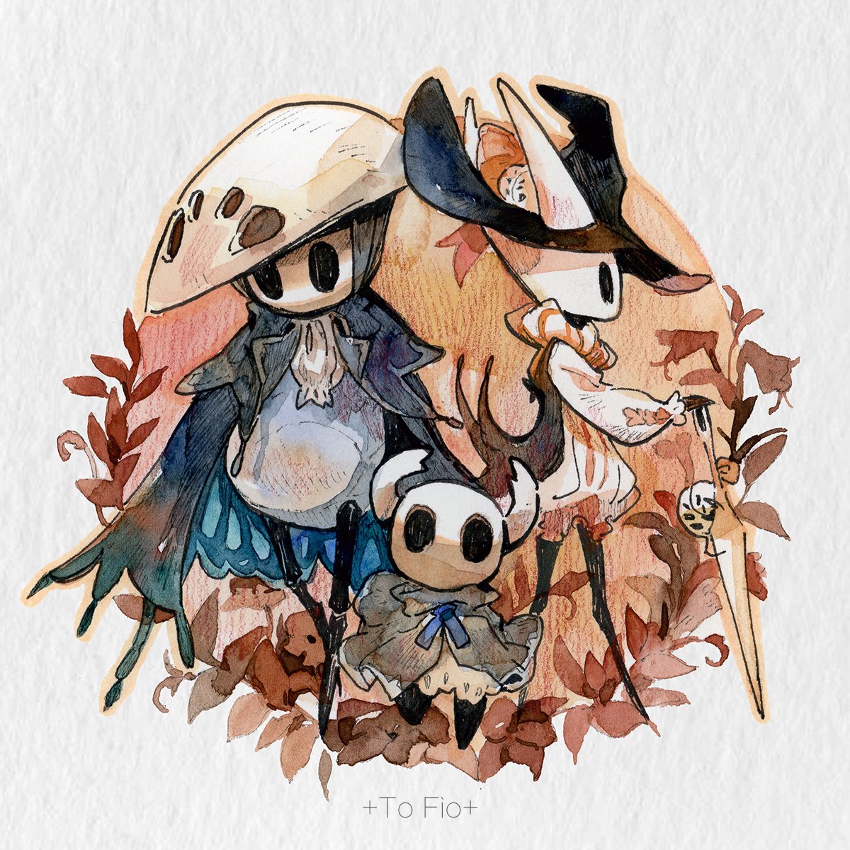 「#Hollowknight gorgeous design from my fr」|niseのイラスト