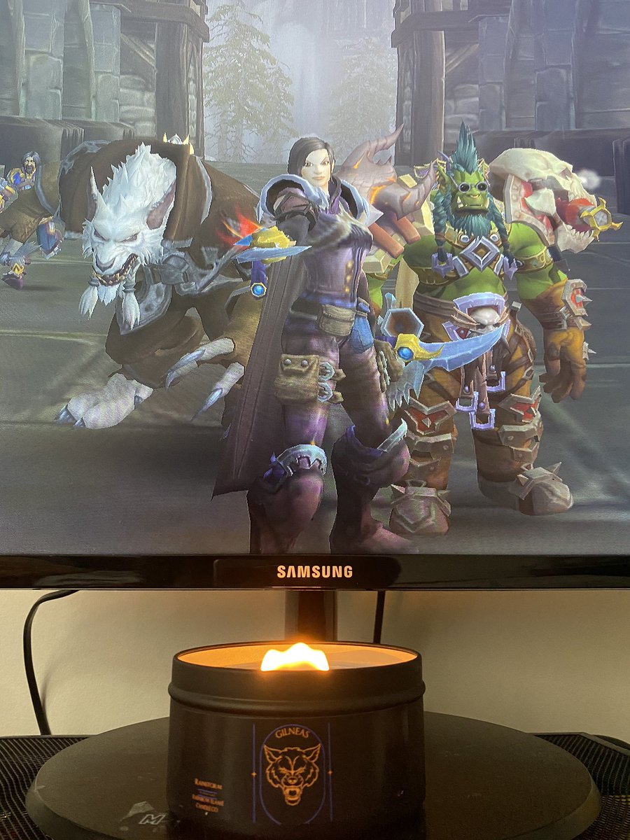 Getting into the FULL experience of reclaiming Gilneas 🐺🕯<a href="/rainbowflameco/">rainbowflamecandleco</a>