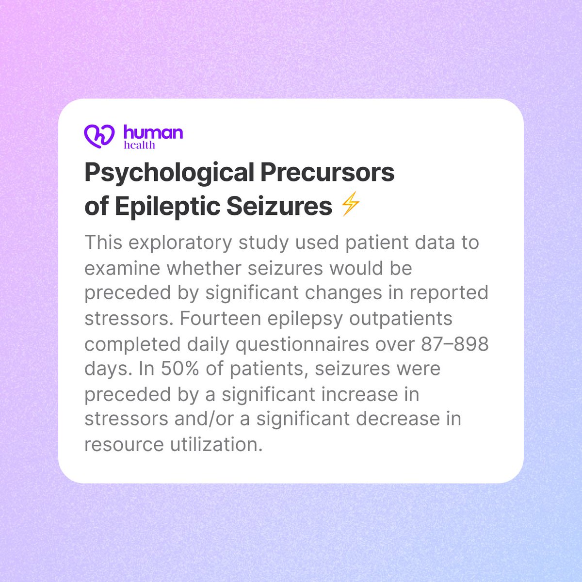 Humanhealth_'s tweet image. Dive into this week's roundup of #epilepsy news, groundbreaking research, and stories.
To sign up to our Epilepsy Digest, follow the link in our bio.
#EpilepsyAwareness #epilepsynews