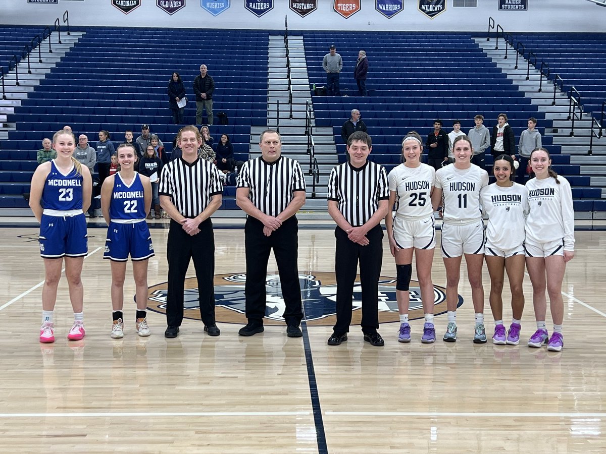Tonight we honored officials as part of <a href="/wiaawi/">WIAA</a> and <a href="/NFHS_Org/">NFHS</a> winter officials appreciation week at our girls basketball game. Thank you for all you do!